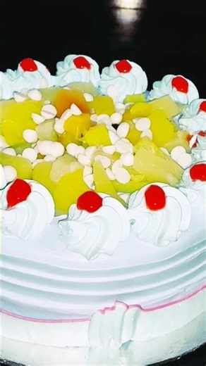 Beautiful Fresh Fruit Birthday Cake Design | Whipped Cream Celebration Cake