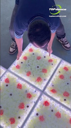 Quick and easy! Set up your 3D LED dance floor in no time! ⚡ #LEDDanceFloor #Shorts #led