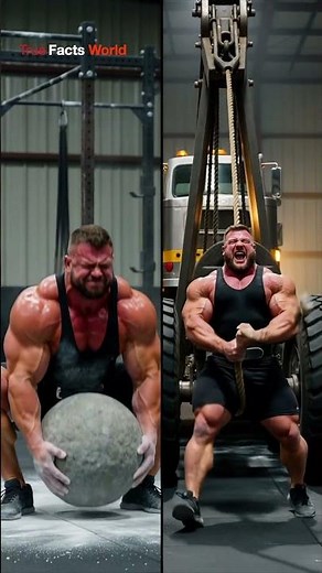 Top 5 Strongest Men In The World! 🏋️‍♂️💪 #TrueFactsWorld