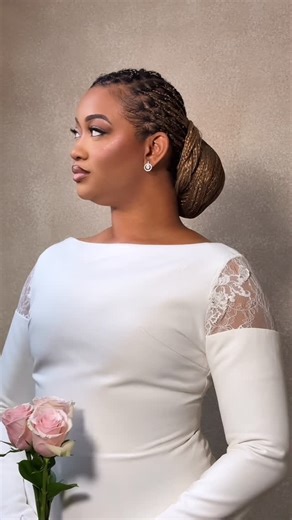 Tmb Themarisbeauty on Instagram: "Gorgeous Gorgeous Bride 😍😍 Civil wedding look💕 Bride @akwa_ugoo #OGEIFUNANYA, #SSSHHH"