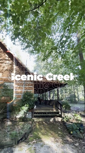 Escape to Scenic Creek in Gatlinburg, Tennessee. This cozy log cabin features 3 bedrooms, 2 bathrooms, and sleeps up to 8 guests. Enjoy quality time with family and friends in your Smoky Mountain cabin by the creek! Book Midweek and Save MORE ⤵️ https://www.cabinsforyou.com/scenic-creek.htm | Cabins For You