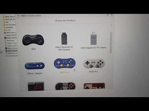 Actualización firmware 8bitdo adaptador USB