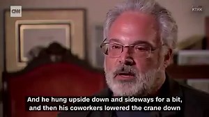 Truck hits utility worker repairing traffic light