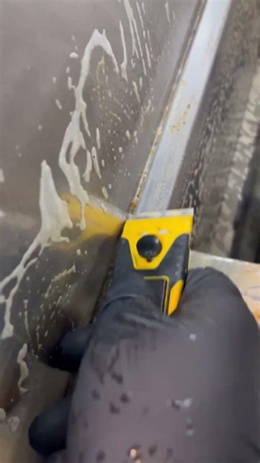 Fryer clean out #grilltime #automobile #foodtruck #cleaning #asmr