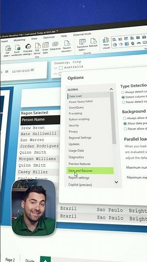 Enable Auto-Recovery to Never Lose Your Work Again! Power BI Quick Tip