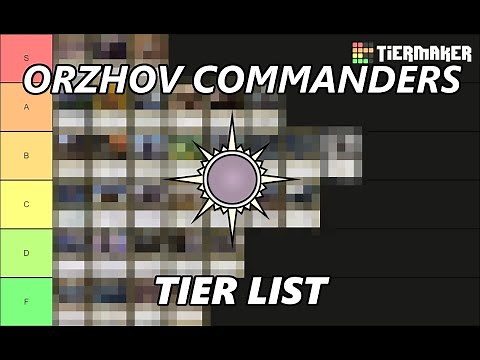 EDH Takes Tier Lists - Orzhov Commanders