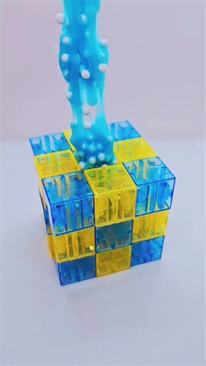 Satisfying ASMR Slime Cube Removal and Floam Relaxation