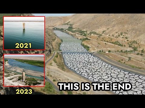 Euphrates River is completely drying up and Something terrifying is happening