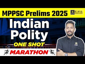 MPPSC Prelims 2025 | Polity | One Shot Marathon Class | By Yash Sir | MPPSC Utkarsh