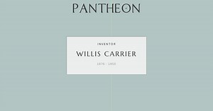 Willis Carrier Biography | Pantheon