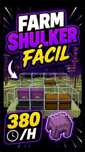 SIMPLEST AUTOMATIC SHULKER Farm in Minecraft