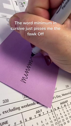 The Art of Cursive Writing: Exploring 'Minimum' in Various Styles