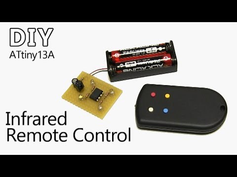 【DIY】Infrared Remote Control Using ATtiny13A