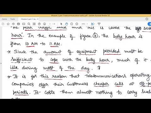 Lecture - 1 Introduction to Telecommunication Traffic in a Telecommunication Switching Systems