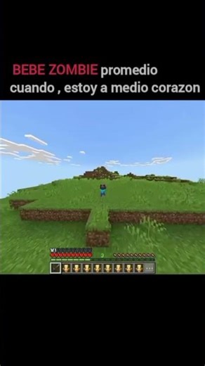 POV: zombie bebé cuando tienes medio corazón 💀🧟‍♂️