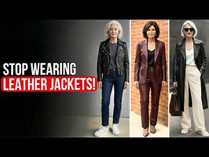 7 LEATHER Jackets Looks That Make all Women Look At You.