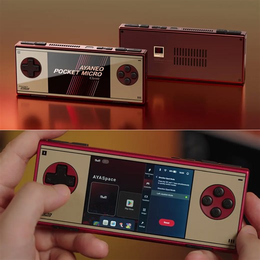 AYANEO Pocket Micro Classic Handheld Looks Like a Nintendo Game & Watch