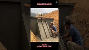 Construction of a 220V mini hydroelectric plant with a unique turbine