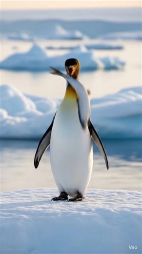 penguin ￼eating fish