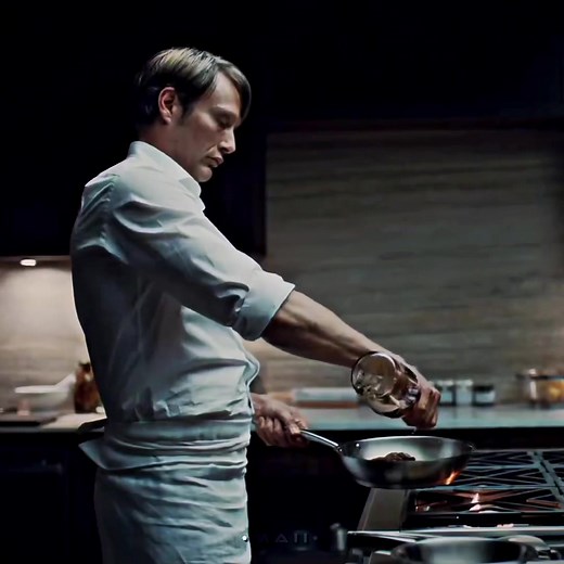Hannibal Lecter Cooking Dinner Scene with Will Graham