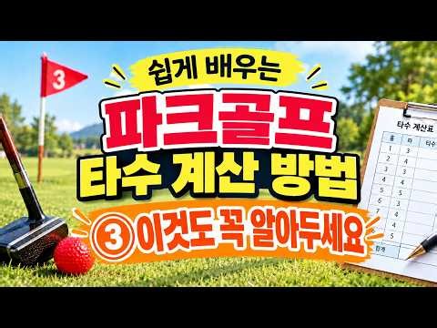 파크골프 타수 계산법 ③｜홀인원·더블파·OB·벌타까지 총정리