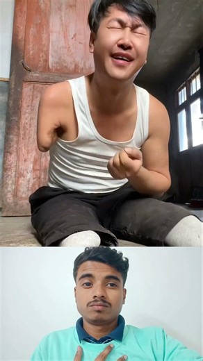 Faded song | armless & legless man #disabled #shorts #viral