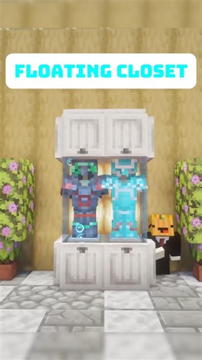 Floating Closet in Minecraft (upgrade build) #dub #minecraft