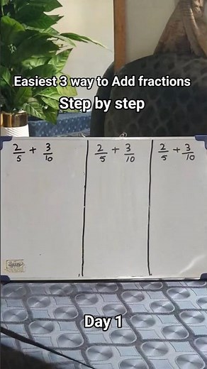 Easiest Way to Add Fractions | Step by Step Method with Examples #butterflyfraction #addfractions