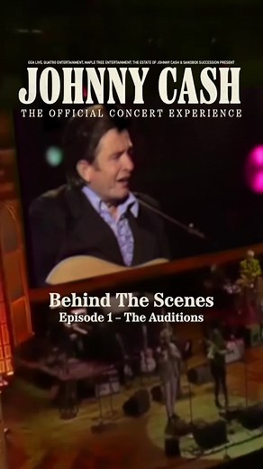 Johnny Cash — The Official Concert Experience kicks off next week! Watch how it first began to come together at the link in bio 🖤 #countrymusic #johnnycash
