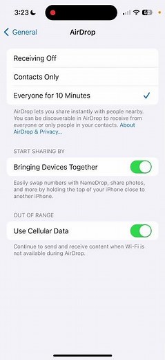 iPhone 101: Quick way to Airdrop someone not in your contacts #iOS