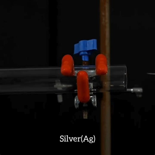 Your_lab_Assistant on Instagram: "When Silver Meets Acid! 🤯 Mind-Blowing Reaction! #science#shorts #experiment #scienceshorts Kya aapne kabhi Silver aur Sulfuric Acid ke reaction ko dekha hai? 🥈🔥 Is video mein dekhiye Chemistry ka ek gajab ka experiment! Hamne kya kiya: Silver and Sulfuric Acid: Silver ke dāno ko concentrated sulfuric acid ke saath garam kiya. SO2 Gas Release: Reaction shuru hote hi Sulfur Dioxide (SO2) gas nikli. Acidic Behavior: Jab humne moist pH strip test kiya, toh woh r