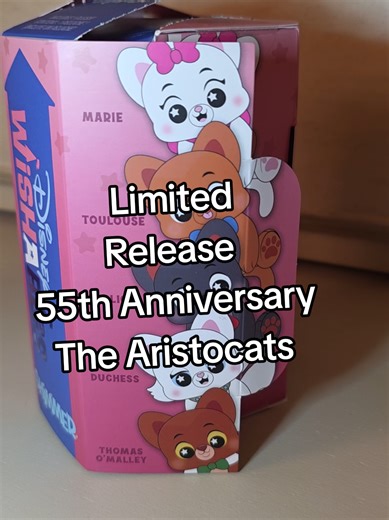 Grab the limited release Disney Wishables Shimmer Mystery Plush Blind Pack celebrating The Aristocats 55th Anniversary! Official Disney Store collectible, 5