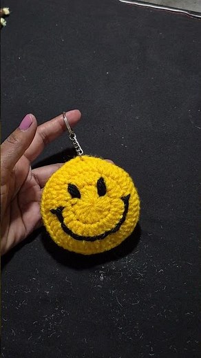 Cute smiley crochet for beginners