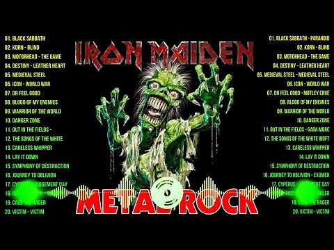 Metal Rock Hit Songs - The Best Of Heavy Metal Rock Mix All Band