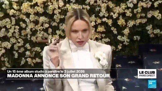 Madonna de retour avec un nouvel album prévu pour juillet 2026