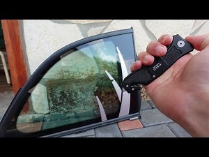 Experiment - Can you break a car window with a glass breaker?
