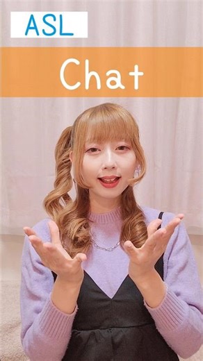 American Sign Language (ASL) “Chat” | Beginner Lesson for Deaf & Hard of Hearing #signlanguage #deaf