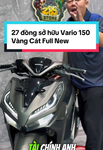 Sở Hữu Vario 150 Vàng Cát Full Mới Chỉ 27 Đô