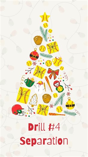 Jessica Bowden on Instagram: "🎄12 Drills of Christmas: Day 4🎄 Drill #4: Separation Flow This drill teaches hitters how to create proper separation; when the lower half moves forward, the upper half works back. As the stride foot goes forward, the hands and shoulders should resist just long enough to stay back and stay connected. That timing and sequence is what creates power, bat speed, and adjustability 🔥 This drill helps: Avoid a pushy swing✅ Keeps the hands back longer✅ Improves timing and