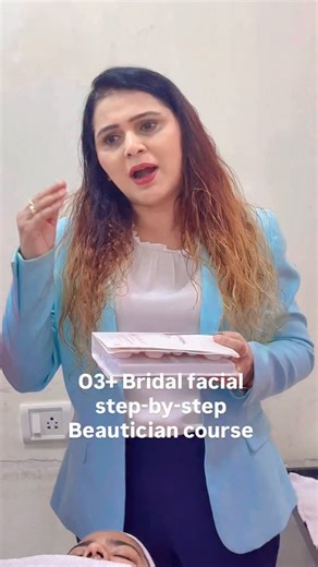 Ranjanas Beauty Academy on Instagram: "✨ 03+ Bridal Facial Step-by-Step Demo ✨ We provide proper, practical knowledge in our Beauty Parlour Course with all leading brands. Learn to use all types of machines in bridal facials like: 🔹 Galvanic 🔹 Ultrasonic 🔹 High Frequency 💎 For best & visible results 📚 Beautician Course: 2 Months (Basic to Advance) 💰 Fees: Only ₹15,000 📩 DM for details | Limited seats available #ranjanasbeautyacademy #03+ #BeautyTreatments #bridalfacial 9833538053"
