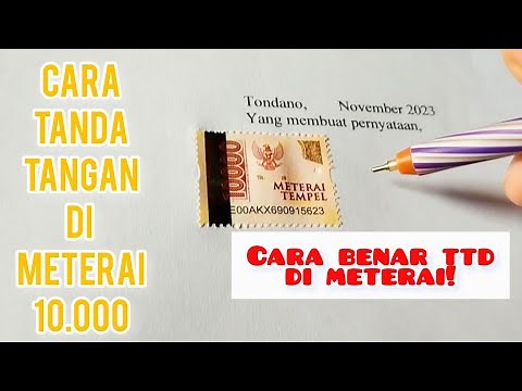 How to Sign a 10,000 Seal