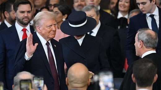 WATCH: President Trump is sworn into office at 2025 inauguration ceremony