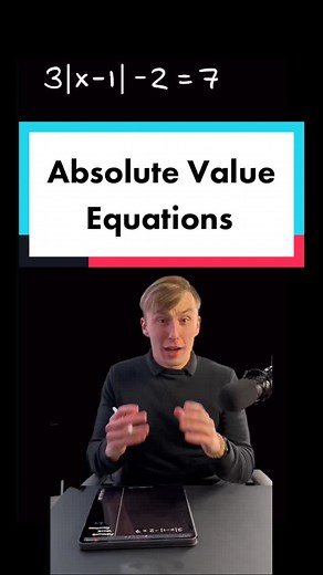 Absolute Value Equations #math #algebra #learn #highschool #learnontiktok #mathhelp