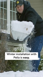 👀 Did you know you can install windows in the winter? Our expert, local installers efficiently complete the job in as little as a day: https://www.pellabranch.com/windows-doors/windows/wood-windows/winter-replacement-windows/ | Pella Windows and Doors