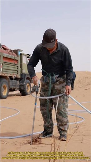 From Sand to Life: Desert Greening in Action #work