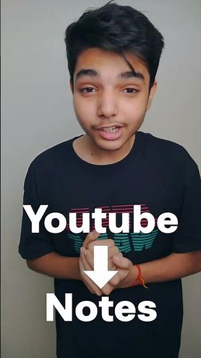 Youtube video to notes(pdf) in two clicks!!!