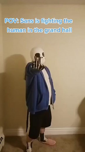 kid wanted a bad time so they got one ererererer #sanstheskeleton #fyp #undertalecosplay #cosplay #erererer #genociderouteundertale
