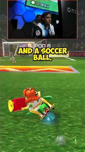 An airhorn and a soccer ball | Speedway #shorts #gaming #mariokart