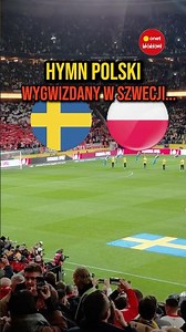 MAZUREK DĄBROWSKIEGO WYGWIZDANY PRZEZ SZWEDZKICH KIBICÓW 😤