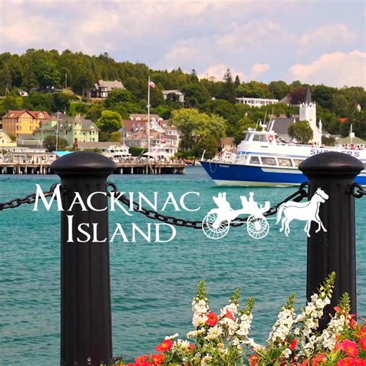 Step back in time and embrace the charm of Mackinac Island! Explore historic sites, ride in a horse-drawn carriage, and soak in the beauty of the island. | Mackinac Island Tourism Bureau
